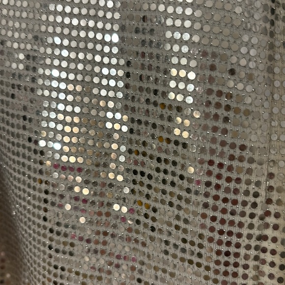 Metal. Cape Blazer for parties Can be dress up on top of the dress or by itself - Picture 9 of 9